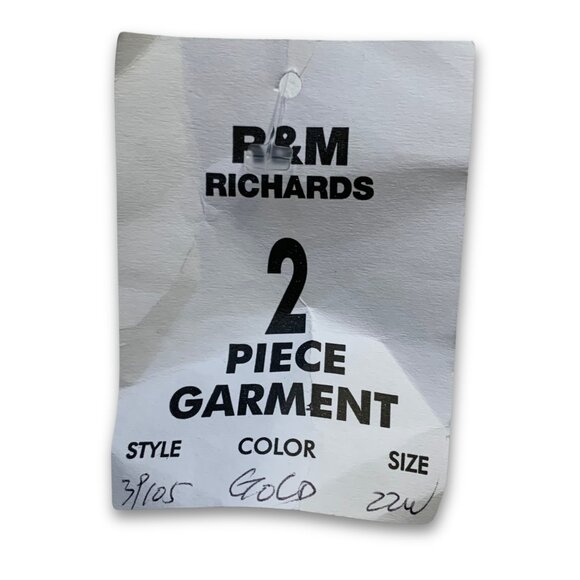 New With Tags Vintage Plus Size Sparkly Tank Top | Women's 22W | R&M Richards - Picture 5 of 7